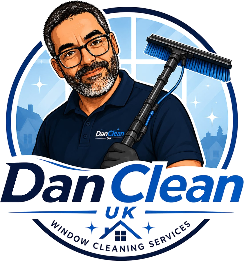 DanCleanUK window cleaning services logo